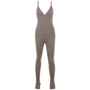 House of CB Jumpsuit Size Medium Heaven Brown Marl Loungewear

8026